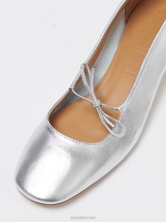 Aeyde דריה TN4J154 הַנעָלָה נאפה כסופה