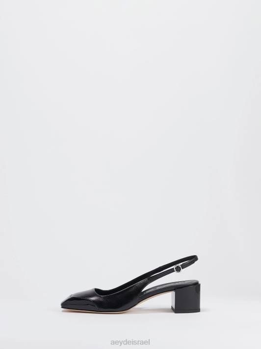 Aeyde אוגוסטה TN4J186 הַנעָלָה נאפה/פטנט שחור