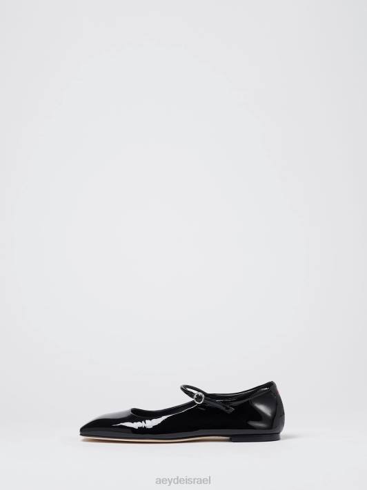 Aeyde אומה TN4J192 הַנעָלָה פטנט שחור