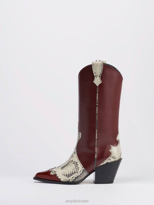 Aeyde אריאל TN4J262 הַנעָלָה פורט/עגל שמנת/נחש