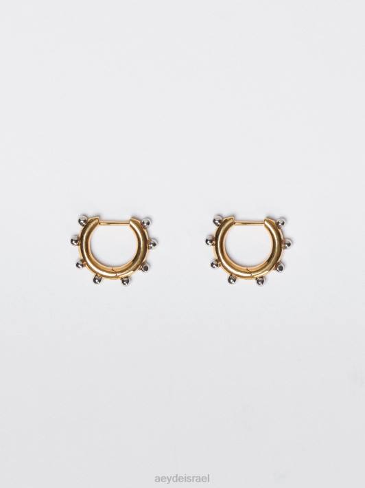 Aeyde אוזי TN4J280 אבזר מצופה זהב/פלדיום 18 קראט
