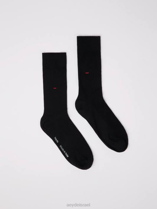 Aeyde ג'יימי TN4J305 אבזר כותנה מצרית שחורה