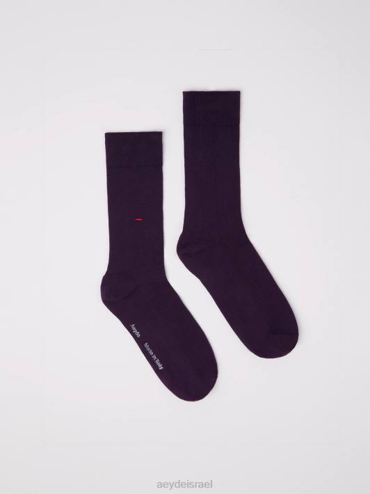 Aeyde ג'יימי TN4J308 אבזר כותנה מצרית סגולה