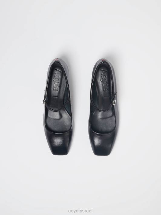 Aeyde ines TN4J156 הַנעָלָה נאפה שחורה